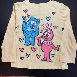 Yo GabbaGabba 2t long sleeve